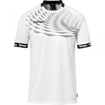 Kempa Camiseta De Manga Corta Wave 26 - Camiseta Deportiva Elástica y Transpirable para Hombres y Niños, Ideal para Balonmano, Gimnasio, Jogging y Running