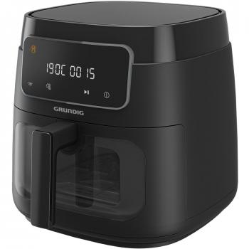 Freidora de Aire Caliente Grundig FRY 7320, 7,6 L, 1750 W, Independiente, Pantalla Táctil, Ventana Grande, Ajuste de Temperatura y Tiempo, Antiadherente