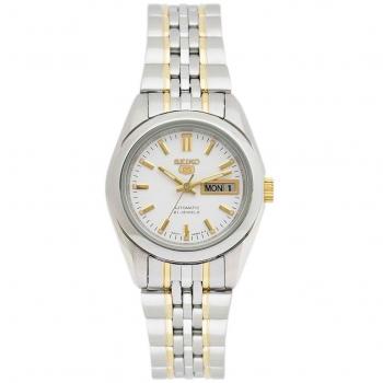 Reloj automático Seiko 5 para mujer, 21 joyas, 24 mm