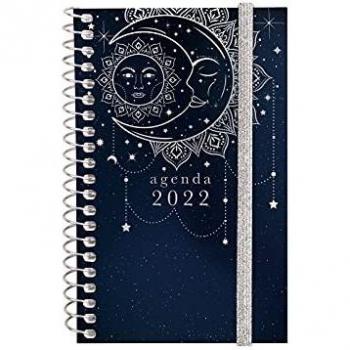 Finocam Espiral Design Collection Moon - Agenda Enero 2022 - Diciembre 2022