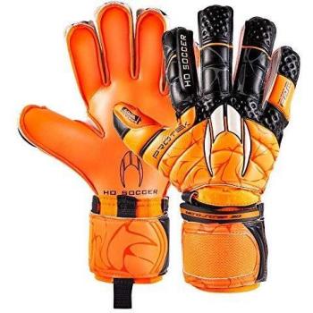HO Soccer Protek Flat Guantes De Portero, Unisex Adulto, Naranja/Negro/Blanco, 7