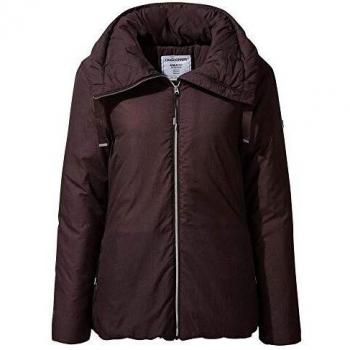 Craghoppers - Abrigo transpirable con aislamiento de plumas para mujer, Mujer, color marrón, tamaño 36