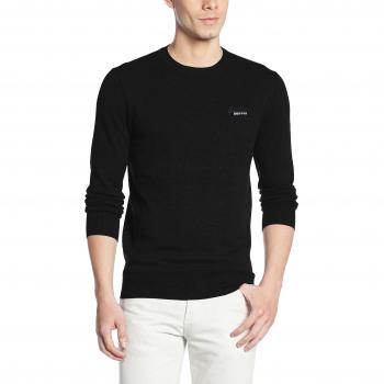 Superdry M61001NS, Sudadera para Hombre, Negro, Large