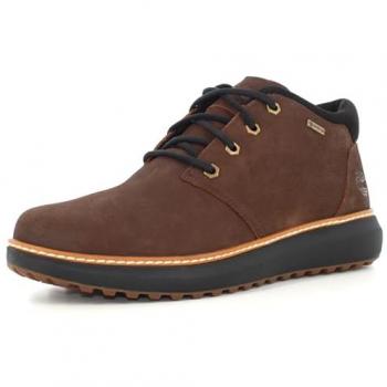 Timberland Hudson Road Gore-Tex Dark Brown Chukka Boots for Men, Size 10