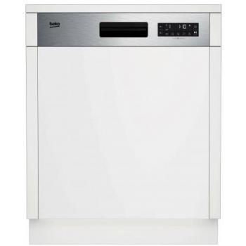 Lavavajillas Semi-Integrado BEKO BDSN26430X, 60 cm, 14 Copiertos, Clase D, 44 dB