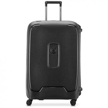 Delsey Paris Moncey 76 cm 97L Black Hard Shell Trolley with 4 Wheels