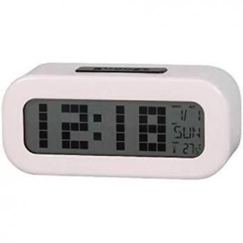 Reloj Despertador Daewoo Modelo DCD-24B en Color Blanco