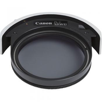 Canon 52 WII - Filtro Polarizador Circular para Lentes EF300mm, EF400mm, EF500mm y EF600mm, Color Negro y Gris