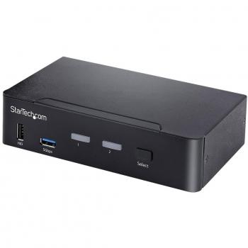 Switch Conmutador KVM USB C Tipo C de 2 puertos DisplayPort StarTech.com SV231DPUCA