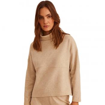 Ysabel Mora Jersey afelpado cuello alto Tacto Suave