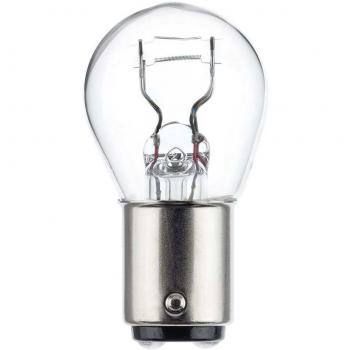 HELLA 8GD 004 772-123 Lámpara - P21/4W - Standard - 12V/4W - BAZ15d - Embalaje Blister - Cant.: 2