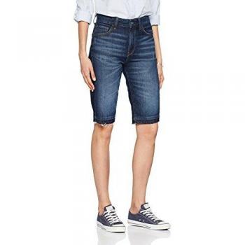 G-STAR RAW 3301 High Straight Short Rp Wmn Pantalones Cortos, Azul