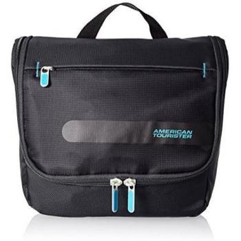 American Tourister Herolite Hang Neceser de Viaje, 7 Litros, Color Negro