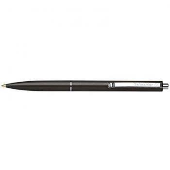 Schneider Ballpen - Paquete de 50 bolígrafos de bola retráctil, negro