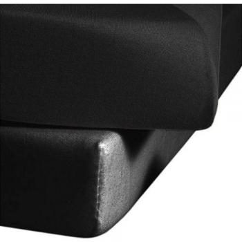 Fleuresse 4040000000000 - Bajera Ajustable, algodón, 100 cm x 200 cm, Color Negro