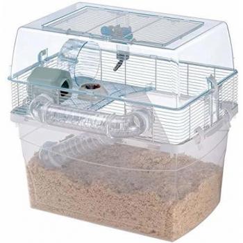 Jaula Modular para Hámster Duna Space - Transparente, 57,5 x 47,5 x 54,5 cm, con Accesorios Incluidos