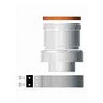 Adaptador Ariston para Caldera de Condensación Ø60/100-80 con Fasceta, Guarnición y Tornillos 3318369