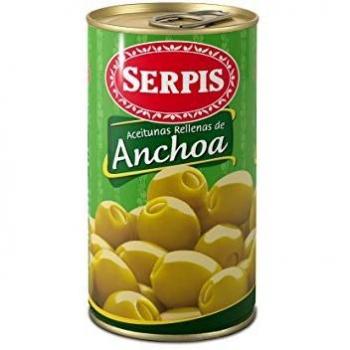 Serpis Aceituna Rellena de Anchoa, 350g