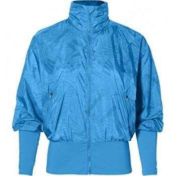 Asics W Athlete GPX Chaqueta, Mujer, Azul
