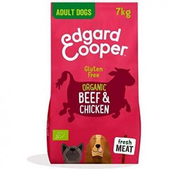Edgard & Cooper pienso para Perros Adultos sin Gluten, Natural con tenera y Pollo de Corral ecológicos, 7kg. Comida balanceada sin harinas de Carne ni Carnes sobreprocesadas, cocinado a Fuego Lento