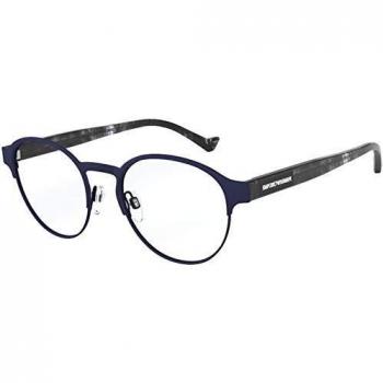 Emporio Armani 0EA1097 Gafas, Azul Mate, 53 para Hombre