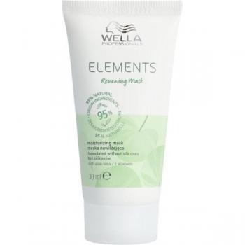 Mascarilla Renovadora Wella Elements 30 ml - Sin Silicona, Para Todo Tipo de Cabello