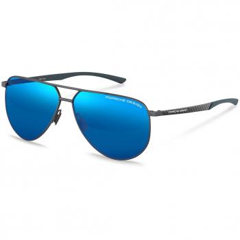 Porsche Design P8962 C Men's Sunglasses Grey Size 64