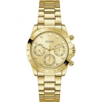 Guess Elegant Stainless Steel Analog Watch for Women - Yellow - One Size