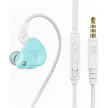 Auriculares Intrauditivos Deportivos QKZ AK6 con Control de Cable y Sonido Mágico de Graves Pesados para Smartphones Samsung, Huawei y Apple, MP3