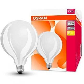 Lámpara LED Globo Filamento Mate E27 11W 1521lm Luz Muy Cálida (Reemplazo 100W) OSRAM