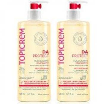 Topicrem DA Protect Replenishing Cleansing Oil Pack 2x500ml