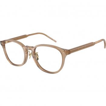 Giorgio Armani AR7259F Asian Fit 6072 Men's Eyeglasses Brown Size 52 - Blue Light Block Available