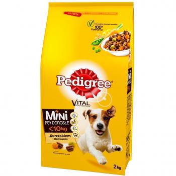 Pienso Pedigree Adult Mini Pollo 2 Kg