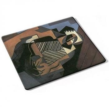 Juan Gris - Sitting Peasant Woman, Designer Almohadilla del Ratón Mouse Mouse Pad con Diseño Colorido. Auténtica Alfombrilla de 250 x 190 mm. Tamaño Ideal de Media para el Uso Diario.