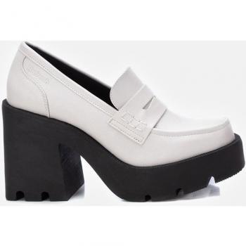 Mocasines Refresh 171413 para Mujer en Color Hielo con Tacón de 10 cm