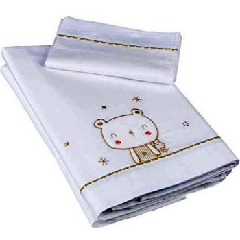 Bimbi Pirulos Tript.Sab.100% Alg.80X140 009 Os.Polar 151 10 - Sábanas, unisex
