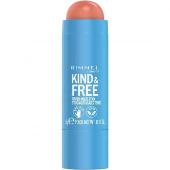 Rimmel London Kind & Free Tinted Multi Stick 002 Peachy Cheeks Colorete en Barra 5g