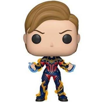 Funko- Pop Endgame-Captain Marvel w/New Hair Collectible Toy, Multicolor