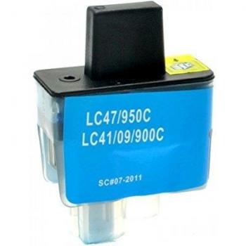 Cartucho LC 900 Cian Compatible con Brother DCP 110, 117 LC900 LC41 Alta, Capacidad: 19 ml