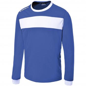 Kappa Remilio LS - Camiseta de equipación para hombre, color azul náutico / blanco, talla M