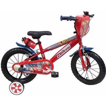 Disney Cars - Bicicleta de Rayo Mcqueen con ruedines