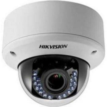 Hikvision 2MP CMOS Sensor 24 pcs IR LEDs 40m IR Outdoor IR Vari-focal Dome ICR 0.01 Lux/F1.2 12 VDC/built-in PoC Smart IR DNR Vandal Proof 2.8~12mm Lens