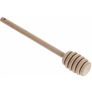 Cuchara para Miel 15x3cm - Cuchara de madera, ideal para servir miel, dimensiones de 15 cm de largo y 3 cm de ancho, diseño ergonómico que facilita la dosificación del producto