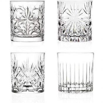 Set de 4 Bicchieres de Cocktail Mixology RCR en Cristal Transparente