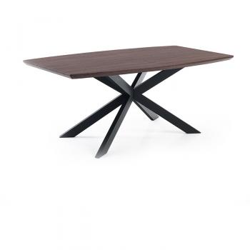 Mesa extensible Hics Madera Oscura Acabado Nogal 76cm de alto x 90cm de ancho x 160/210cm de largo