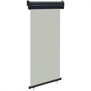 Grey Balcony Side Awning 85 x 250 cm