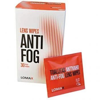 LOMAX - Toallitas Antivaho Gafas | Toallita Gafas y Todo tipo de Pantallas - Toallitas Anti Vaho Húmedas, Desechables, Fórmula Antiestática, Sin Sustancias Agresivas | 30 unidades, 15x19 cm