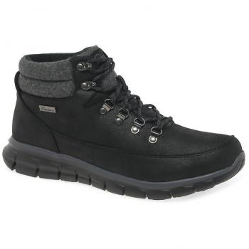 Botines Mujer Skechers Synergy Cool Seeker Negro Uk 6, color negro, modelo 167425 BLK