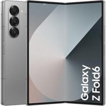 Smartphone Plegable Samsung Galaxy Z Fold6 5G, 12GB RAM, 1TB Almacenamiento, Dual SIM, Pantalla Dynamic AMOLED 2X de 7.6, Gris Sombra