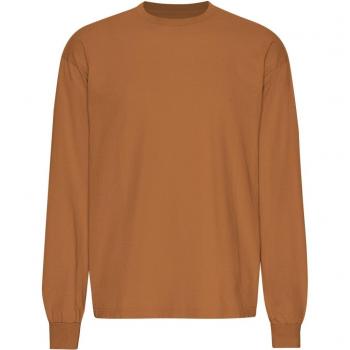 Colorful Standard Organic Ginger Brown Oversized Long-Sleeve T-Shirt
